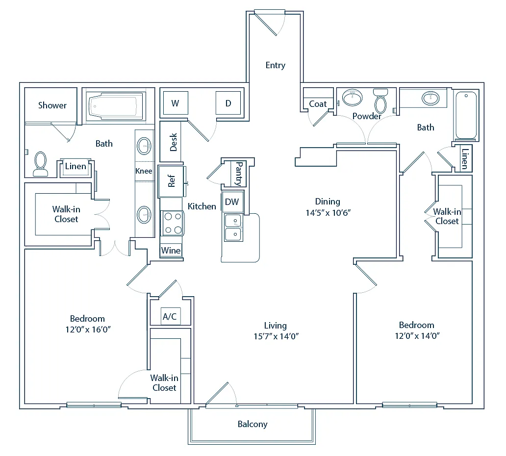 Floor plan The Willowick