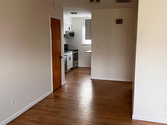 View into Kitchen from Living Room.