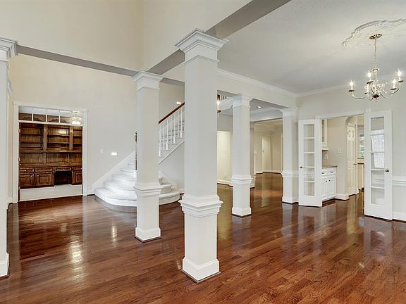 Throughout this gorgeous home you will find crown moulding and other touches of elegance.