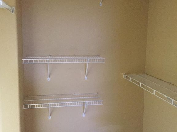 Master bedroom walk in closet