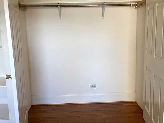 Generously sized bedroom closet.