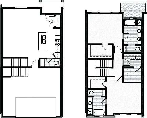 2 Bed 2.5 Bath 2 Bed 2.5 Bath