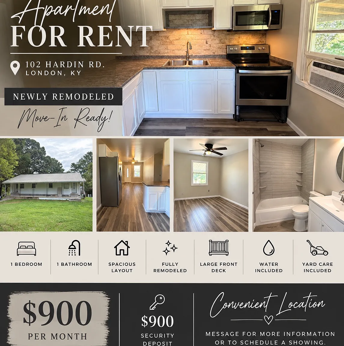 1 bed, 800 sqft, $900 — Photo 1