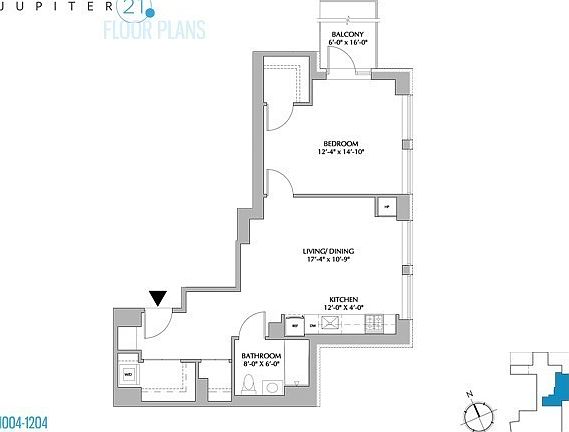 2nd image of 21 E 1st St APT 1204