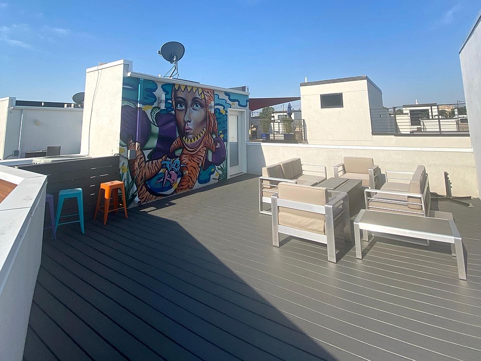 spacious rooftop