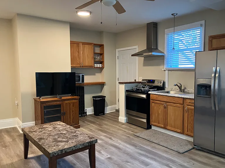 Large, fully furnished living room
