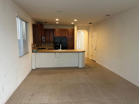 Dining area and kitchen.