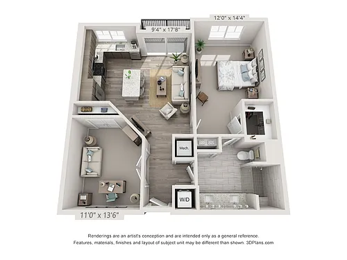 Floor plan Harmony B1