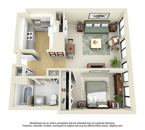 Floor plan The Clarendon