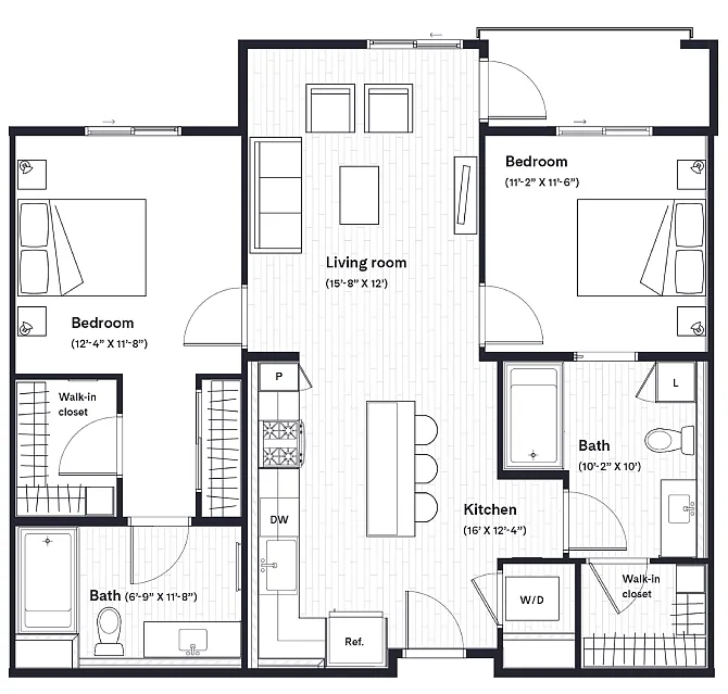 Floor plan B3