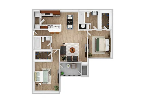 Floor plan B3