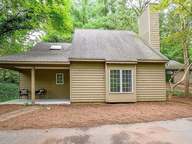 Main house exterior and front porch