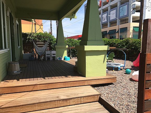 Ipe decking private entry