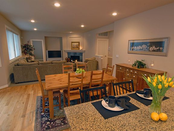 Open floor plan; Kitchen, Eating Area 