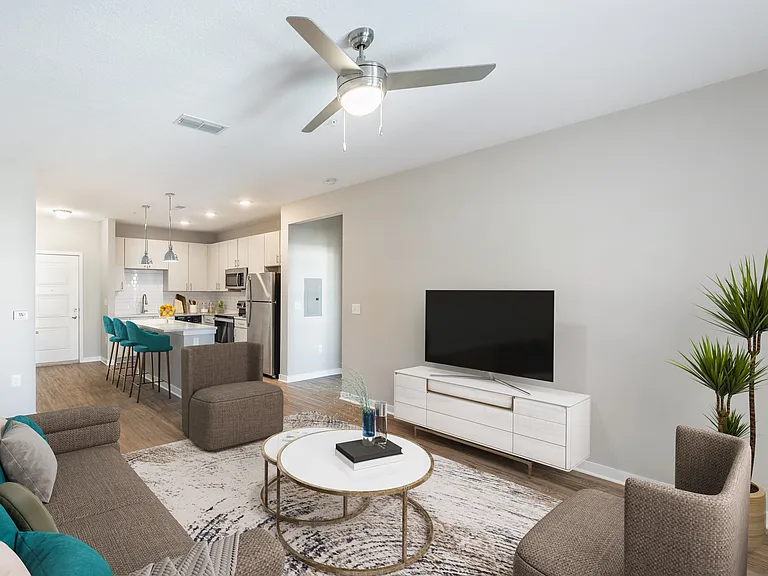 Virtually Staged Living Area