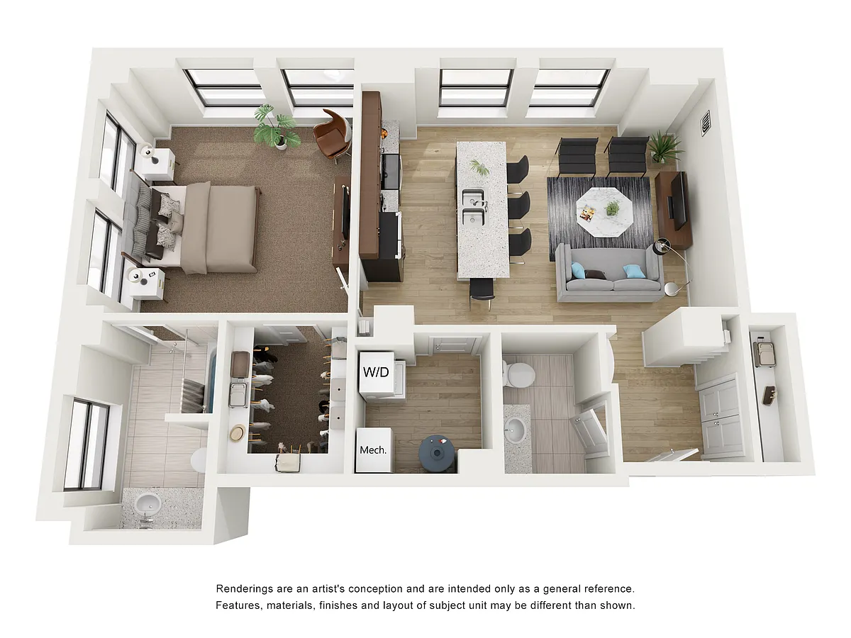 Floor plan 1X1 E2
