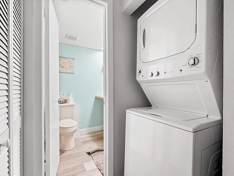 Washer & Dryer in unit.