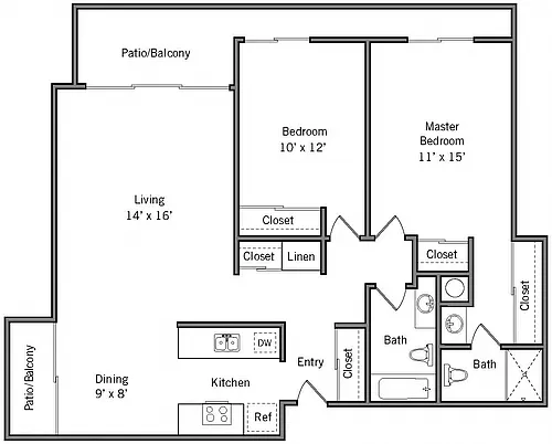 Floor plan 2E