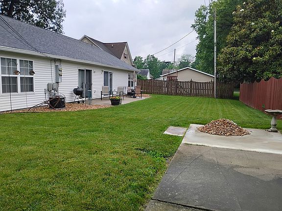 Back yard view.