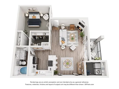 Floor plan 1X1