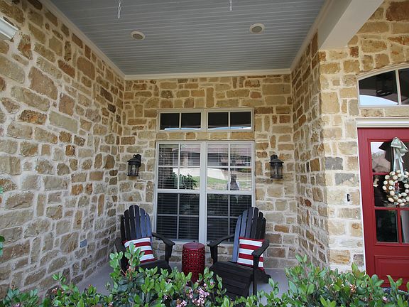 Inviting front porch