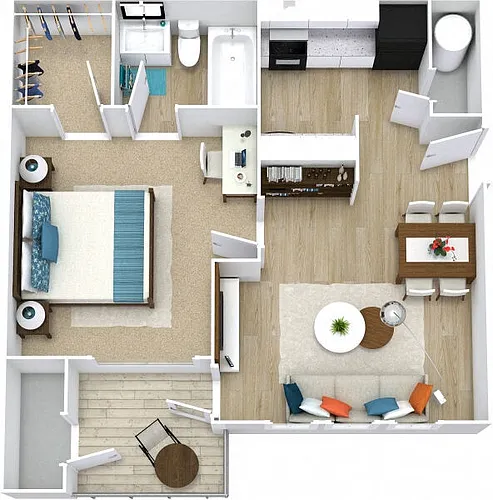 Floor plan Ashfield A1A