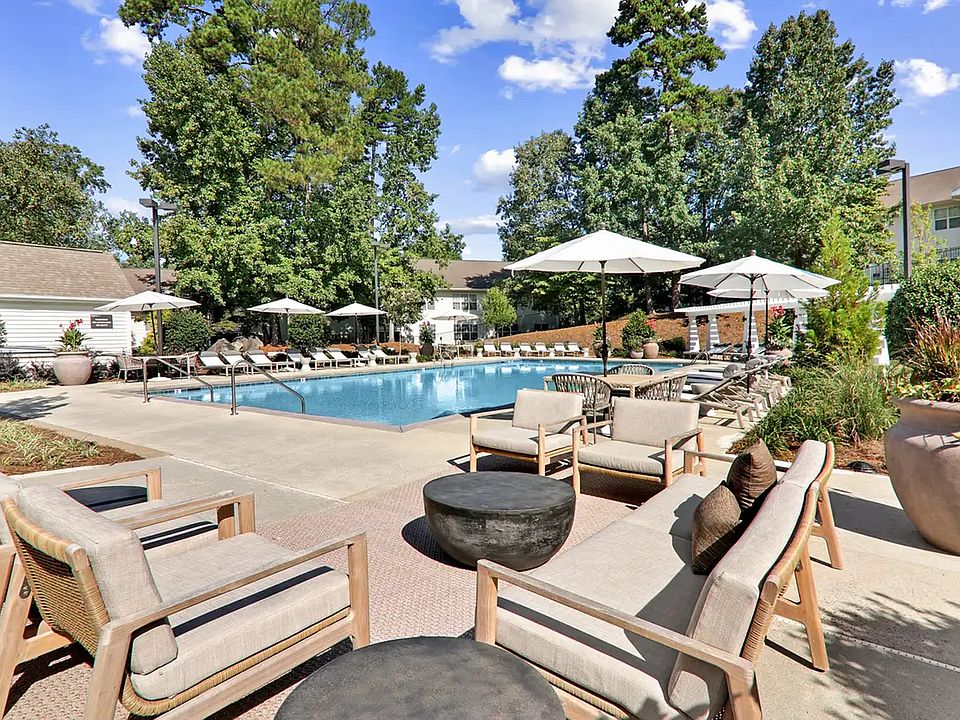 Resort-Style Swimming Pool with Lounge Seating