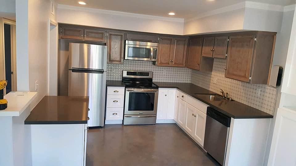 newly remodeled kitchen, appliances, cabinetry