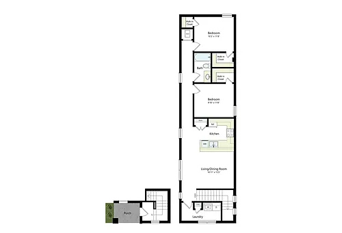 Floor plan Waterchase Second Floor