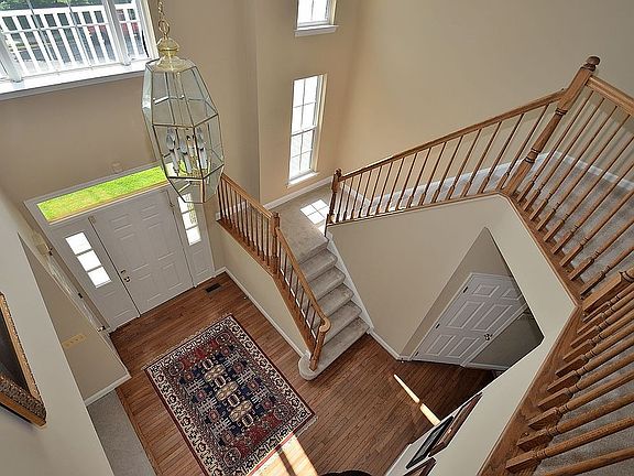 Two story foyer
