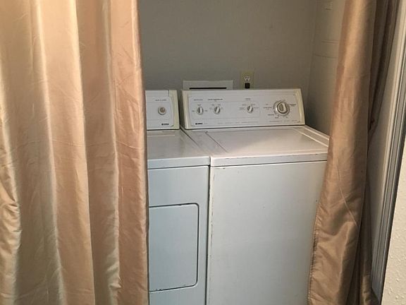 Washer and dryer in unit