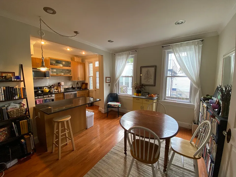 Kitchen and sitting room