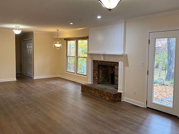 Beautiful fireplace.