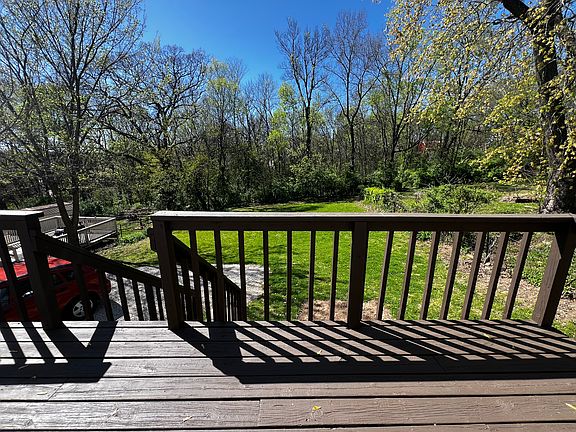 Back yard view from deck