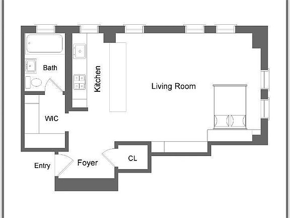 5th image of 405 W 23rd St APT 3B