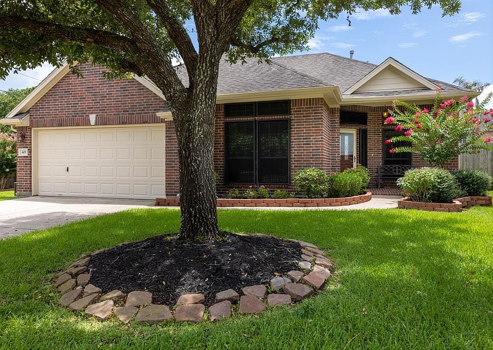 House located on large corner lot