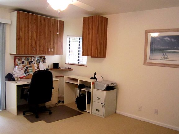 One bedroom used as office