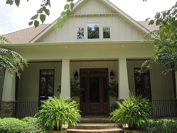 the front steps & porch