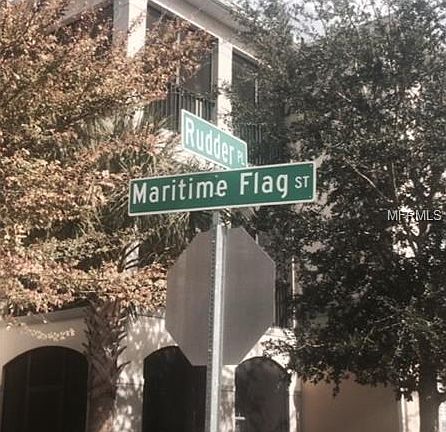The Building is on the Corner of Maritime Flag and Rudder Street