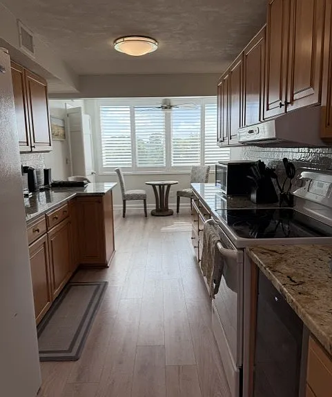 Kitchen view. Lots of room to cook.