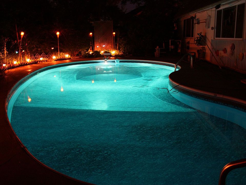 Inground Pool @ Nite