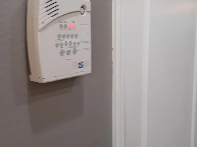 Security system. If desired, it can be activated by tenant. Tenant responsible for monthly monitoring cost