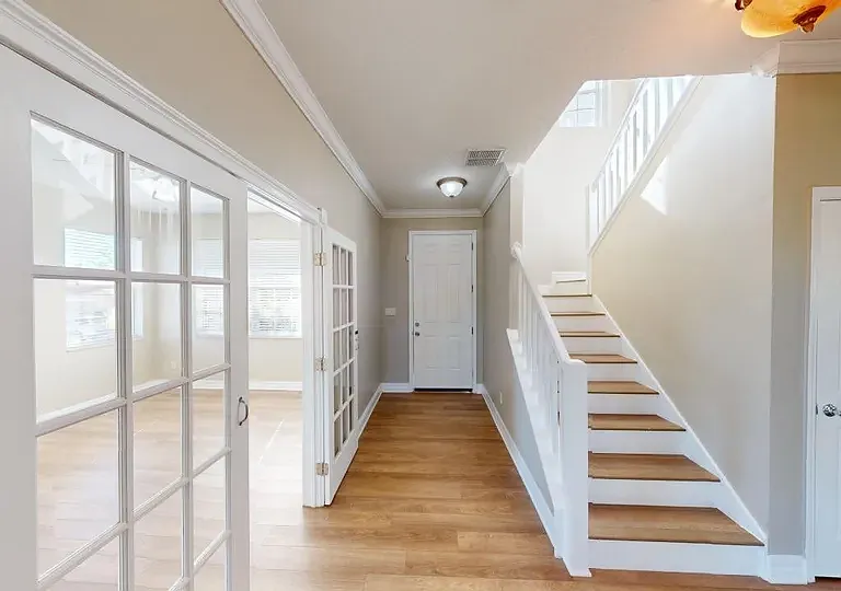 Front hallway from front door