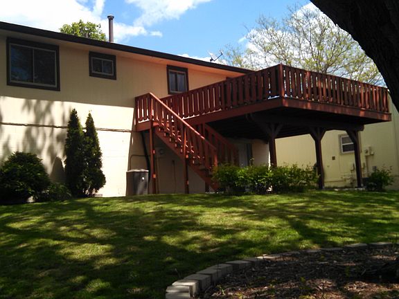Large Deck and backyard