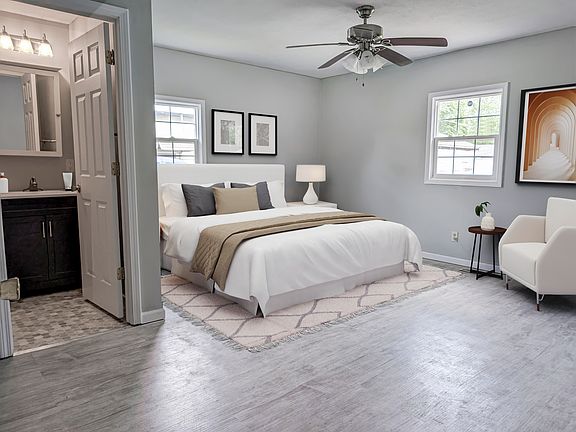 Bedroom #1 with attached Bathroom