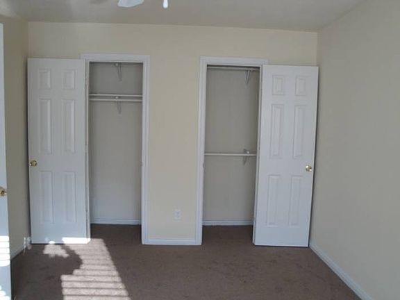 Lots of closet space.