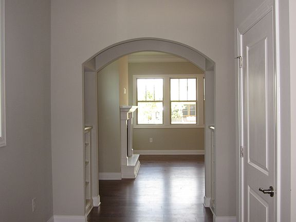 Archway with bookshelves