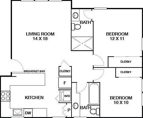 With Large Bedrooms