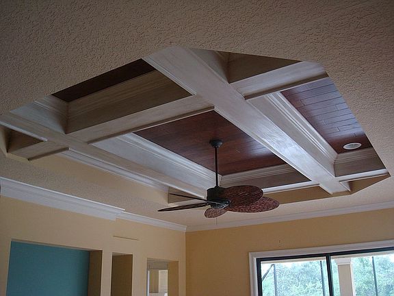 ceiling in family room