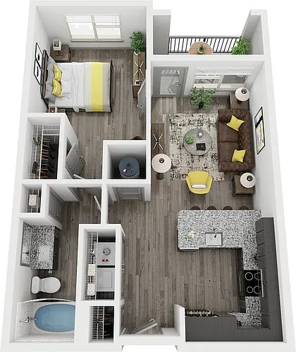 Floor plan A1F